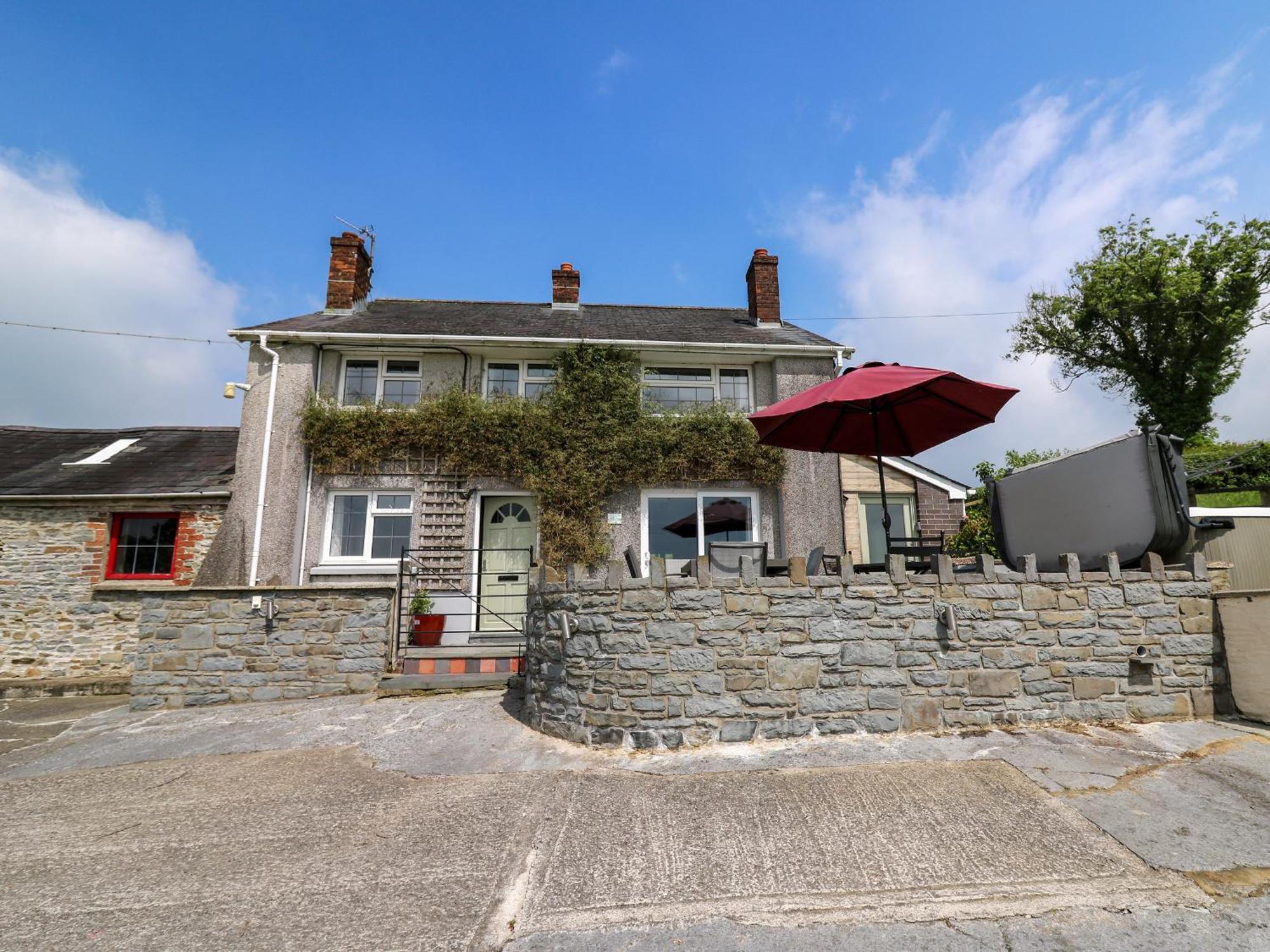 Villa Aberdauddwr Llanwnen Exterior foto